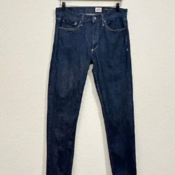 RAG & BONE Jeans Blue Kaihara Denim Raw Japanese Fit Straights Leg - Picture 1 of 14